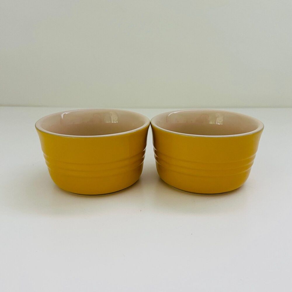 LE CREUSET Nectar Yellow 240ml Large Ramekin, Set of 2